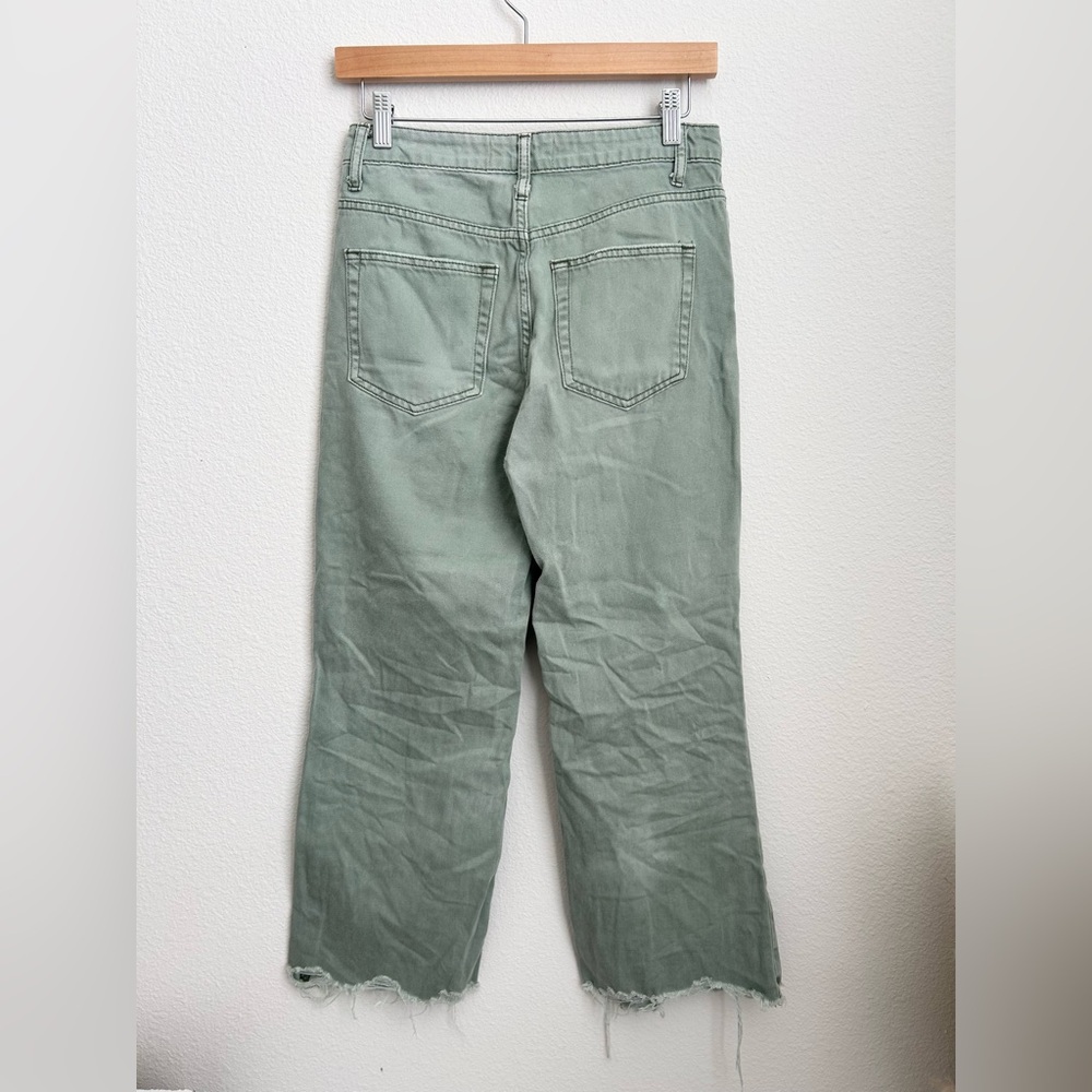 Vervet Flying Monkey 90s Inspired High Rise Distressed Cropped Jeans - Size 25 - Picture 4 of 5